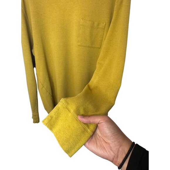 Wind River Outfitting yellow long sleeve crew neck sweater size L - Picture 5 of 7